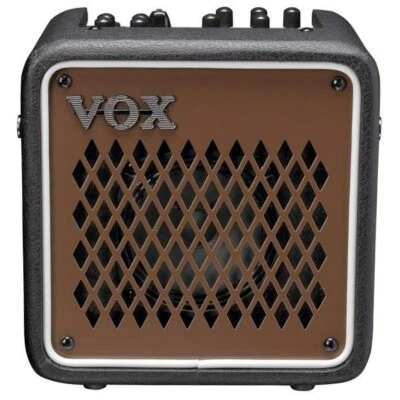 VOX MINI GO 3 VMG-3 Digital Modeling Guitar Amplifier 3W Earth Brown Genuine - Image 1 of 4