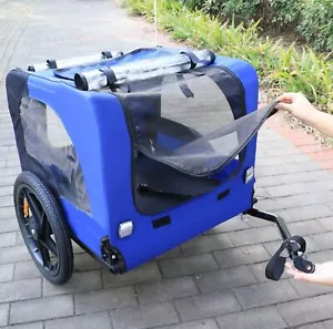 Dog Bike Bicycle Trailer Carrier Stroller Jogging Wagon Small Large Dog Pet - Picture 1 of 75