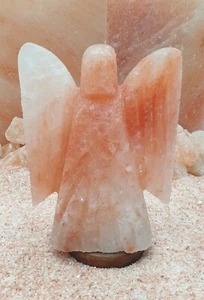 Himalayan Crystal Salt Lamp large (Angel ) Shape 22cm - Picture 1 of 6