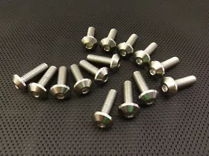 Yamaha FZR400 Titanium Brake Disc Bolts 86-92 Full Set Ti Rotor Bolts - Picture 1 of 6