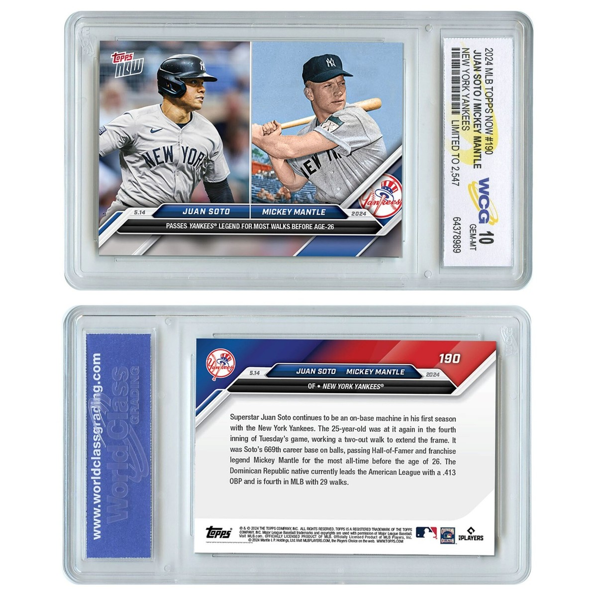 Juan Soto Baseball Sports Trading Cards & Accessories