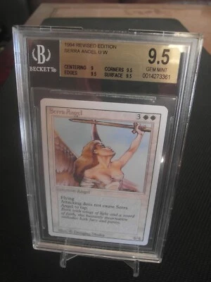 Serra Angel BGS 9.5 - Beckett graded - Revised 3rd Ed - 1994 GEM MINT mtg - Image 1 of 2