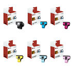 6Pk LTS Compatible for HP 02 B/C/M/Y/LC/LM HY Photosmart C5180 3310 Ink
