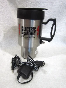Eagle Flask ~ USA 12 Volt ~ 18 oz. ~ Foam Insulated ~ Electric Car Mug w/ Lid - Picture 1 of 15