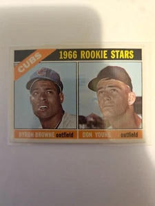 1966 TOPPS CUBS ROOKIE STARS BYRON BROWNE/DON YOUNG #139 EX/MT COMBINED SHIPPING - Picture 1 of 2