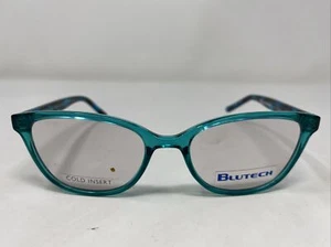 Marco de gafas de borde completo Blutech MERCEDES BENDS TEAL 48-16-130 OY87 - Imagen 1 de 8