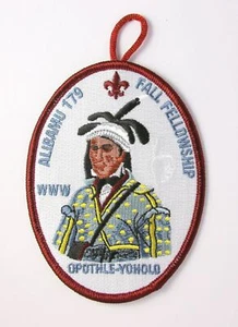 Alibamu Lodge 179 2009 Fall Fellowship Patch - Tukabatchee Area Council - Picture 1 of 1