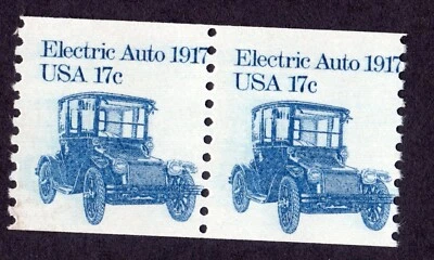 Scott #1906 Electric Car Transportation Coil Pair of Stamps - MNH - Image 1 of 2