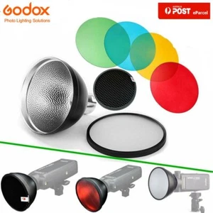 Godox Standard Reflector AD-S2 & Color Filter AD-S11 For AD200 AD200pro - Picture 1 of 11