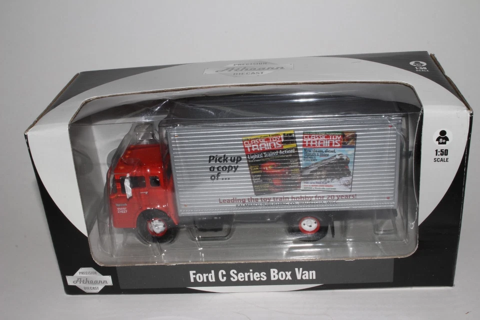 ATHEARN FORD C SERIES BOX VAN TRUCK, CLASSIC TOY TRAINS, O SCALE / 1:50, #2 - Image 1 of 4