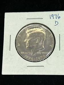 1776-1976-d kennedy bicentennial half dollar - Picture 1 of 6