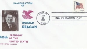 RONALD REAGAN - INAUGURACIÓN GEORGE BUSH 1981 - Ron Myers - Dixon, IL - Imagen 1 de 1