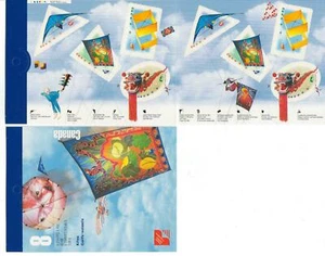 BOOKLET BK221b, 1811a to d, KITES, OPEN TYPE WITH TI, BOOKLET OF 8 - Picture 1 of 1