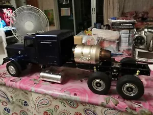 Camión jet Tamiya 1/14 Grand Hauler Swiwin SW60B turbina posquemador - Imagen 1 de 12