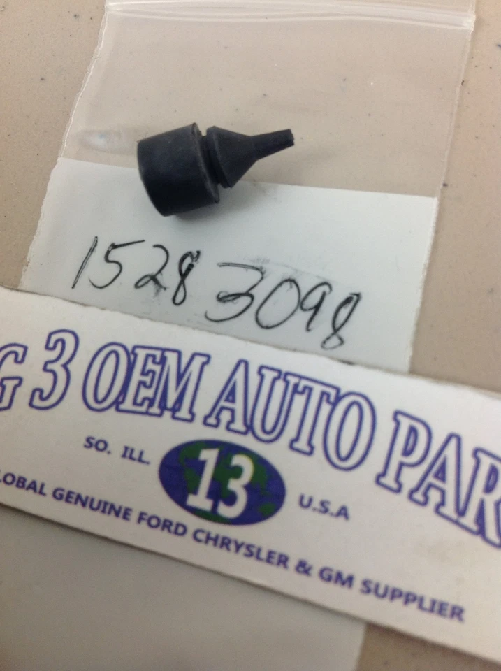 Chevrolet GMC Oldsmobile Cadillac tanque de combustível enchimento porta de gás borracha preta PARA-CHOQUE - Imagem 1 de 1