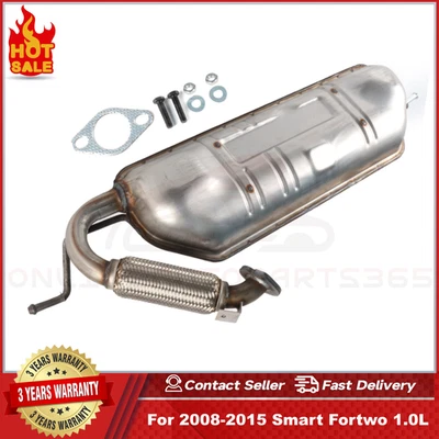 Rear Direct Fit Muffler Fits For 08 - 2015 Mercedes Smart Fortwo 1.0L — 第 1/4 张图片