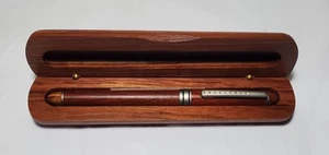 Structure Pen - Dark Cherrywood, Ballpoint, Refillable, in Wooden Case - Picture 1 of 16