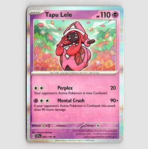 Tapu Lele - SSP 092/191 - R NM / Mint SV08: Surging Sparks Single - Picture 1 of 2