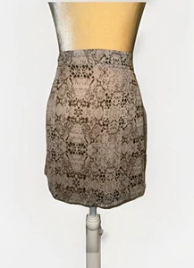 Sadie and Sage 'Andrea' Snake Print Mini Skirt Size S - Picture 1 of 7
