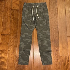 Pantalone Vuori donna taglia small verde mimetico ripstop cargo coulisse elasticizzato escursionismo - Foto 1 di 20