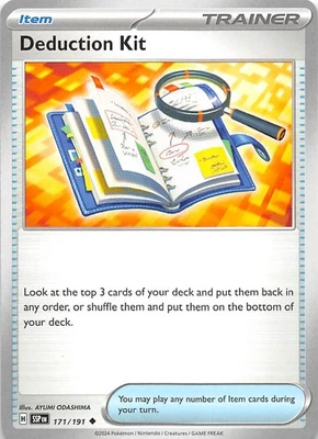 Deduction Kit 171/191 SV08: Surging Sparks Pokemon 011241 - Image 1 of 2