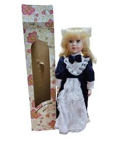Muñeca Niña Figura De Porcelana 16" Con Soporte - Imagen 1 de 7