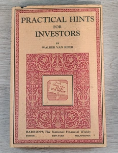 Practical Hints For Investors Van Riper HC DJ Stock Market Crash 3 Years Ahead - Picture 1 of 12