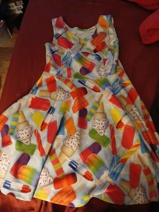 Children's Place Popsicle Ice Cream Summer Sleeveless Dress Size 9/10 Large - Picture 1 of 5