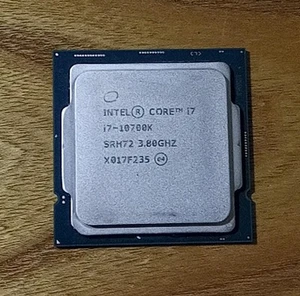 Intel® Core™ i7 10700K CPU Processore Gaming LGA 1200 Sockel UNLOCKED - Foto 1 di 1