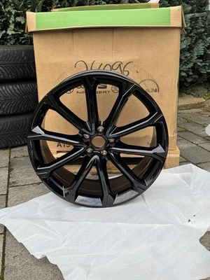 Original Audi RSQ3 Q3 SQ3 F3 21 Zoll Polygon Alufelgen schwarz 83A601025AG Neu - Bild 1 von 2