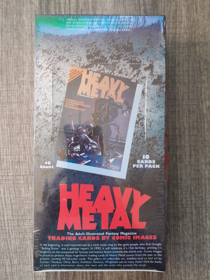 Imágenes de cómics 1991 caja de metal pesado 48 paquetes sellados de fábrica Foto 1 de 1