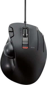 ELECOM USB-Maus, kabelgebunden, Trackball, 6 Tasten, Schwarz, M-XT3URBK - Bild 1 von 6