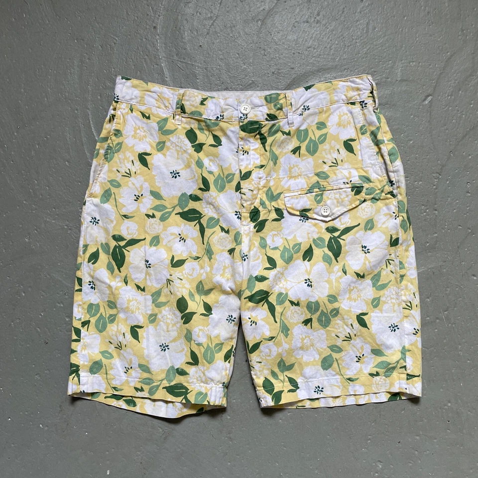 Engineered Garments Floral Aloha Patter All Over Print Shorts Made USA M 32-34 - Image 1 of 4