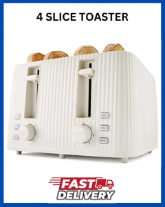 Linear 4 Slice Bread Toaster - Home Kitchen - Off White Homewares - Picture 1 of 5