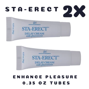 2 X STA-ERECT, Delay Cream, Male Genital Desensitizing, With Pheromones - Picture 1 of 1