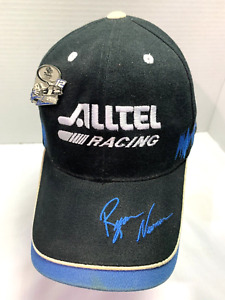 VTG Ryan Newman Signed Alltel Racing NASCAR Adjustable OSFM Hat With Pin READ