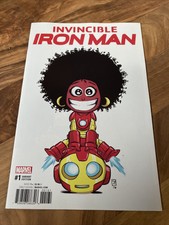 INVINCIBLE IRON MAN #1 Skottie Young Baby Variant Riri Williams 2017 NM