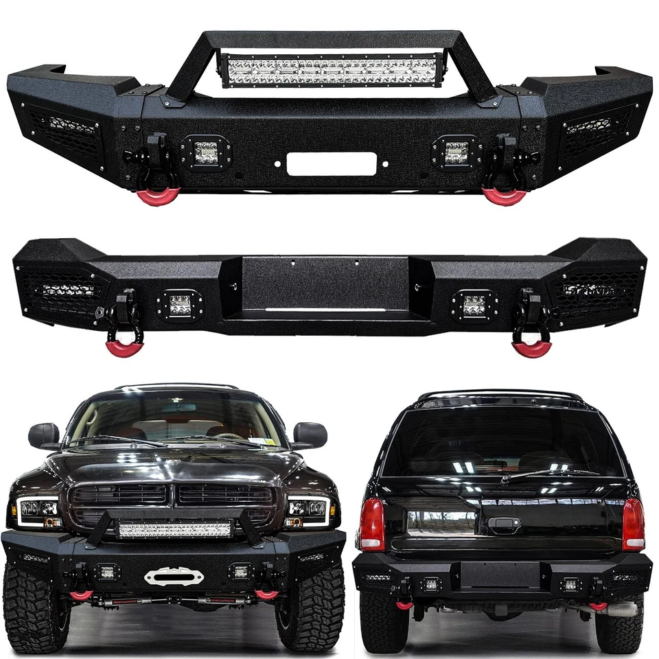 Vijay For 1998-2003 Dodge Durango Front or Rear Bumper with Aluminum LED Light - Image 1 of 4