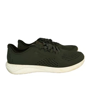 Crocs Men's Literide 360 Pacer Size 9 Green Laceup Sneakers Shoes - Picture 1 of 8