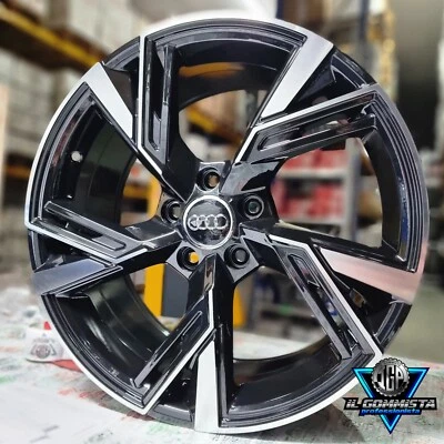 RS6 KIT 4 Cerchi In Lega 17" Compatibili con Audi A3 A4 Q2 Q3 Q5 e-Tron S-line - Imagen 1 de 4