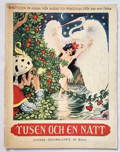 Hassan de Bagdad y la princesa de la isla Wak-Wak por BOVIL (Sueco 1946) - Imagen 1 de 15