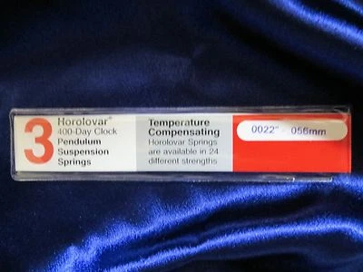 400 Day / Anniversary Clock .0022 Suspension Spring / Wire - Horolovar