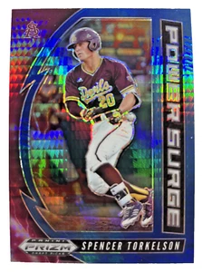 2020 Panini Prizm Draft Picks Power Surge Hyper Blue  Spencer Torkelson #PDP165 - Picture 1 of 2