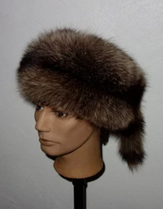 Cappello pelliccia procione cacciatore cappello procione cappello pelliccia volpe caccia cappello schapka fur 4 - Foto 1 di 8