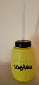 Vintage Yellow Dollywood 32 Oz. Barrel Sipper Never Used - Picture 1 of 7