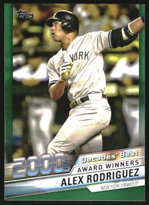 2020 Topps Decades' Best Series 2 Green #DB84 Alex Rodriguez