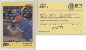 1990 Star Minor League Eddie Zosky #91 Rookie RC