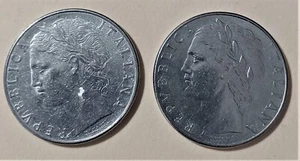 Vintage L.100 Lira Lire Republica Italiana 1977, 1978 TOP - Bild 1 von 2
