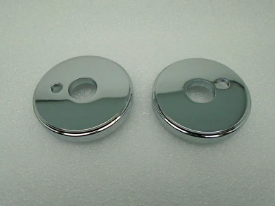 (2) Roseta de privacidad Jado con pasador de montaje cromo pulido 947/068/000 #CR127 Foto 1 de 4