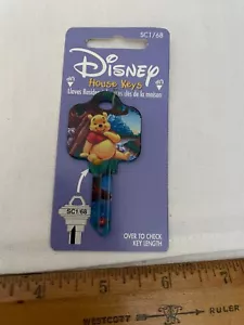 Disney Winnie the Pooh House Key Keys SC1 Schlage NEW SC1/68 UNCUT Blank - Picture 1 of 2